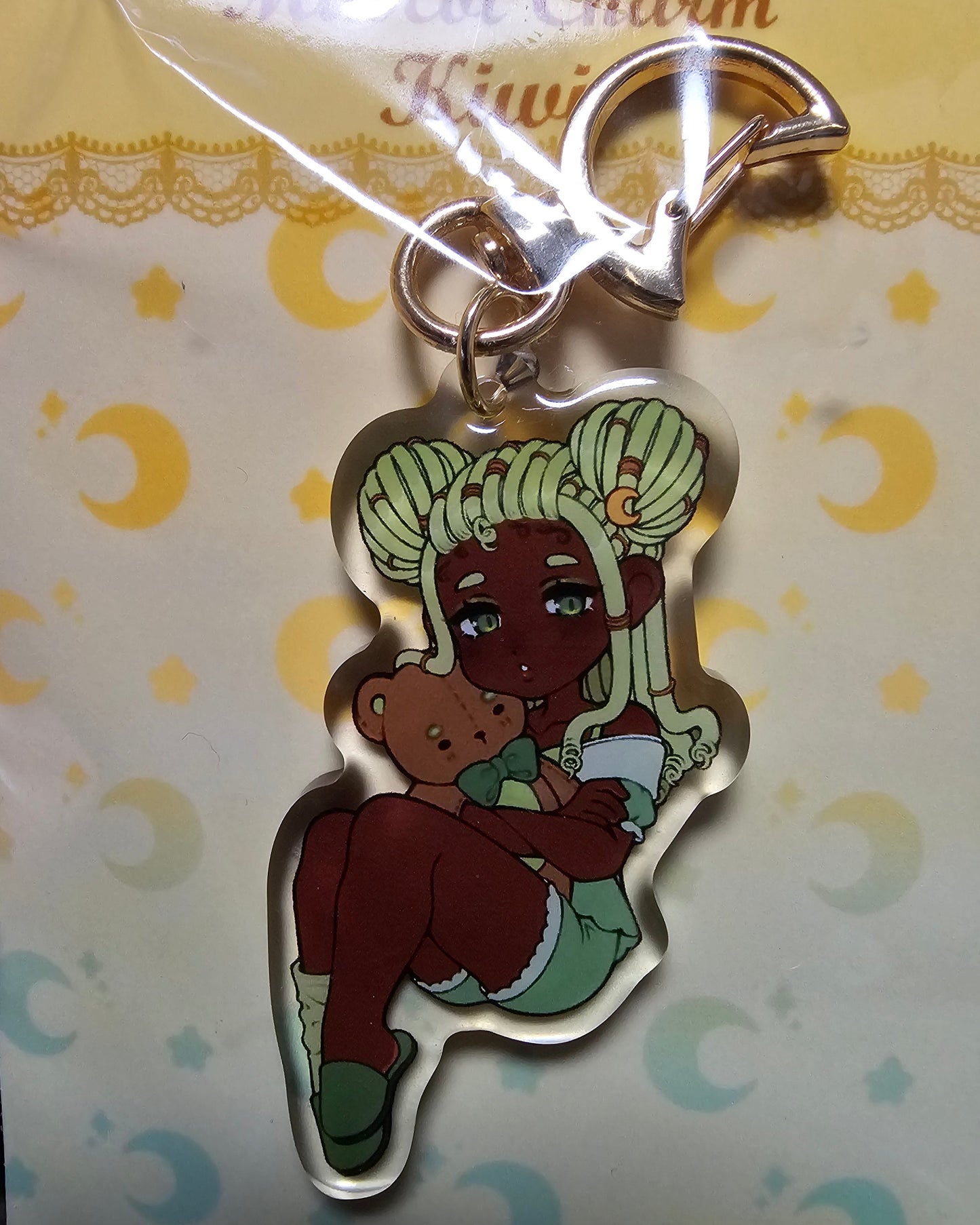 Mint Tea Shop Mascot Acrylic Charms