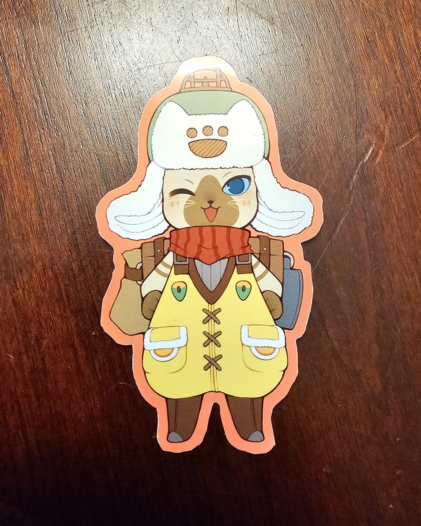 Monster Hunter: Palico Vinyl Stickers