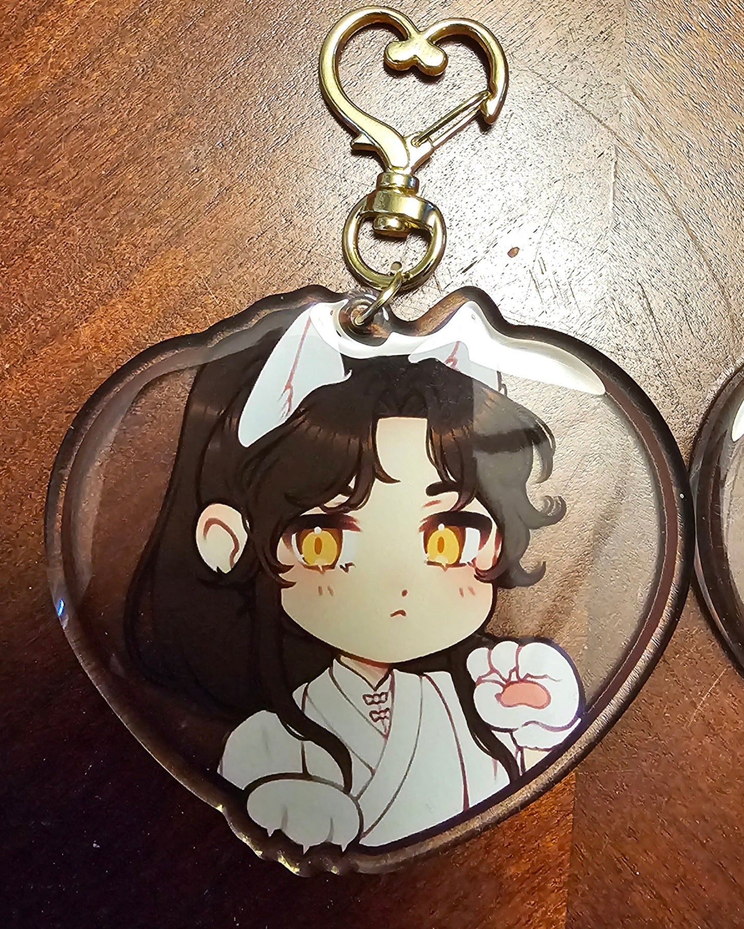 The Husky and His White Cat Shizun Acrylic Charm: Chu Wanning and Mo Ran