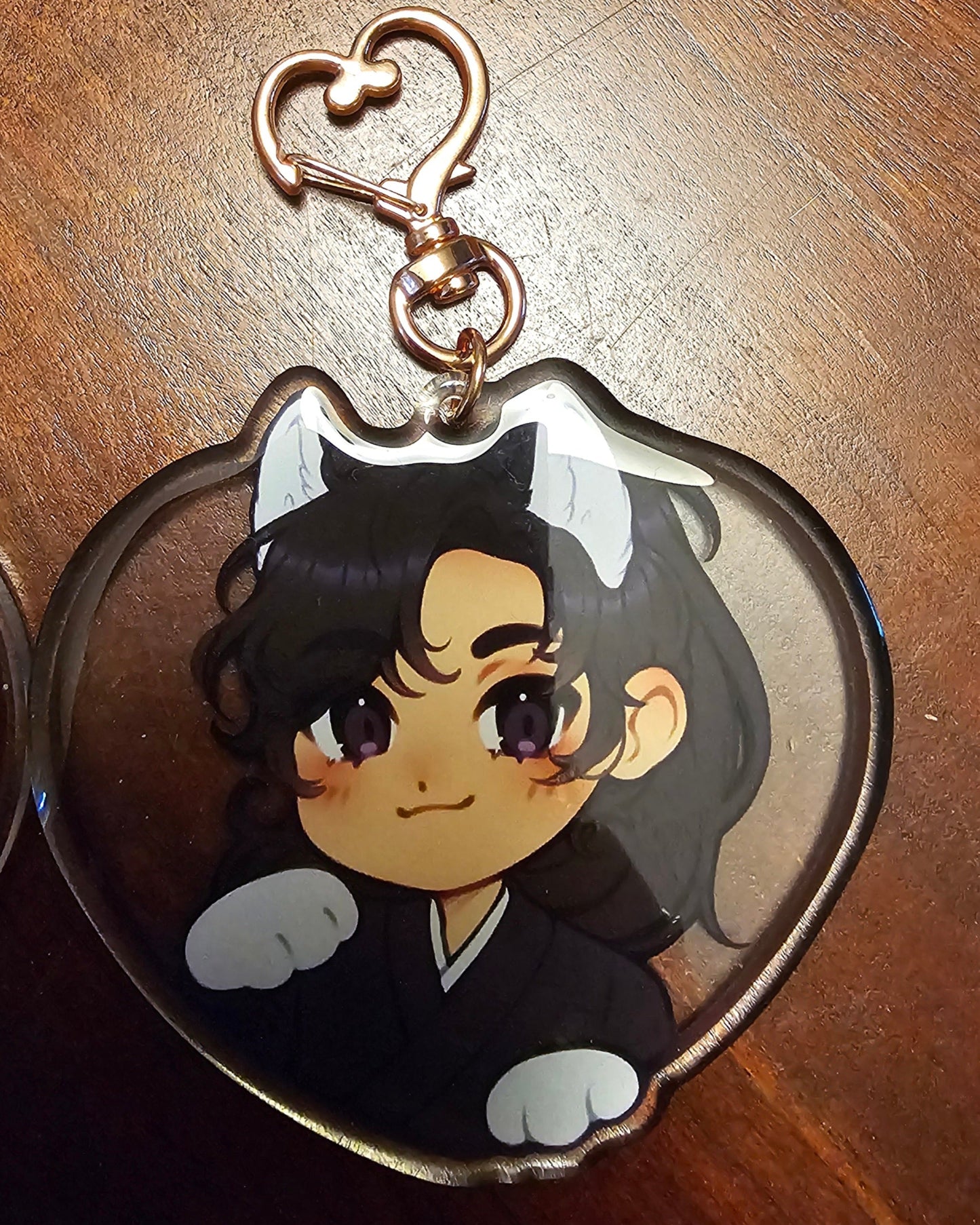 The Husky and His White Cat Shizun Acrylic Charm: Chu Wanning and Mo Ran