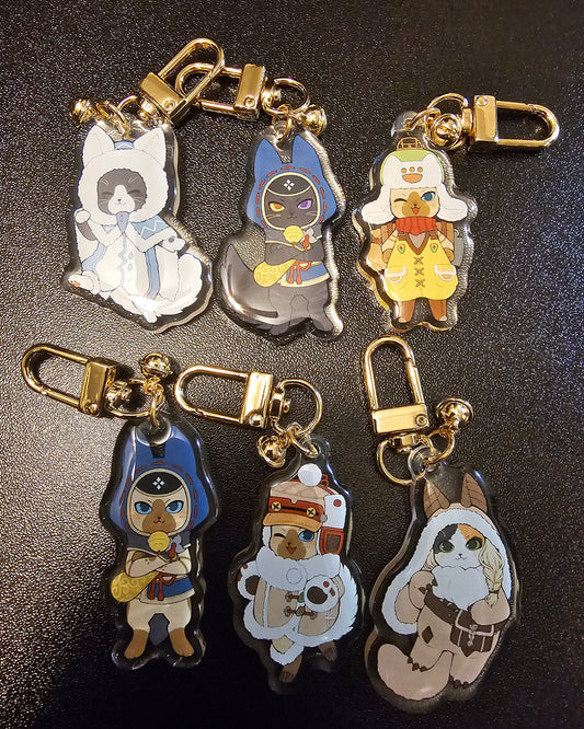 Monster Hunter - Palico Acrylic Charms