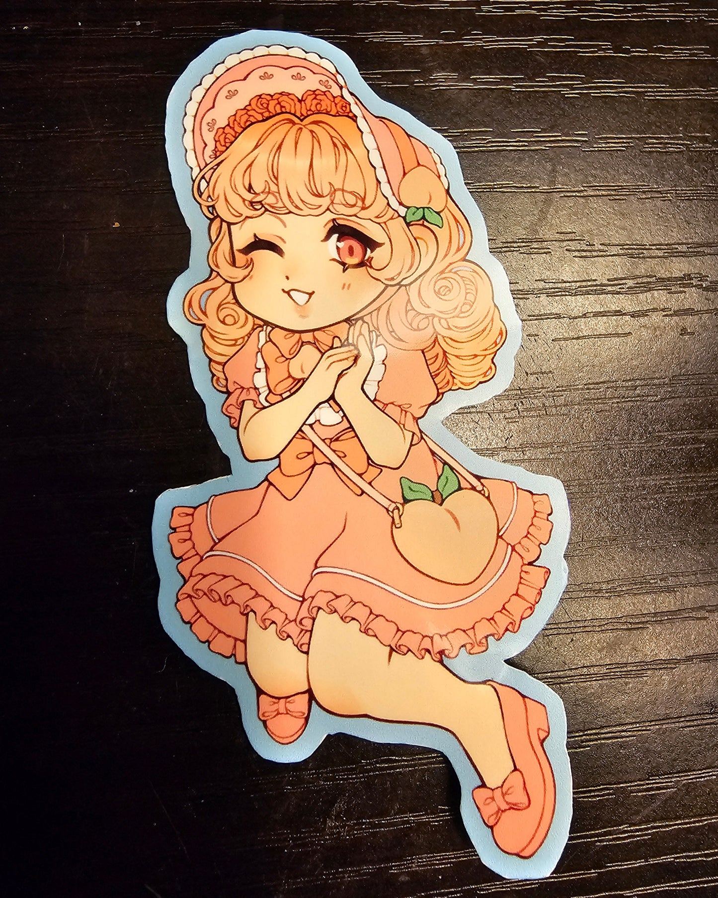 Mint Tea Shop Mascot Vinyl Stickers