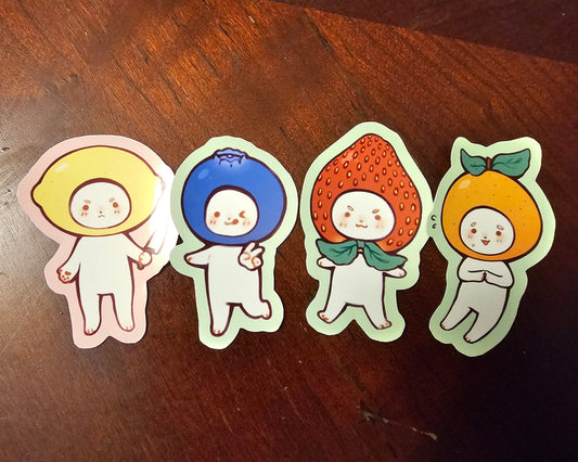 Fruit Creature Vinyl Stickers (Vol.1)