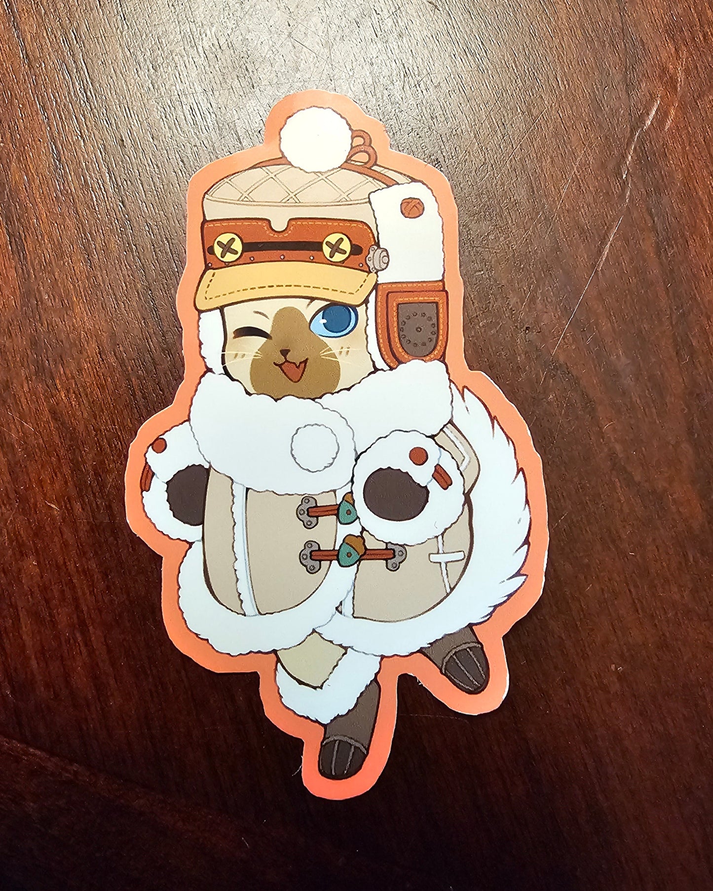 Monster Hunter: Palico Vinyl Stickers